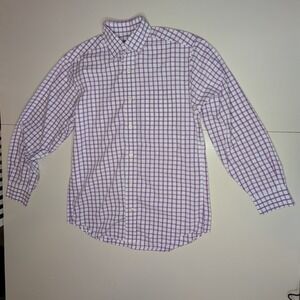 Vineyard Vines Shep & Ian Mens Small Gingham Check Button Down Long Sleeve Shirt